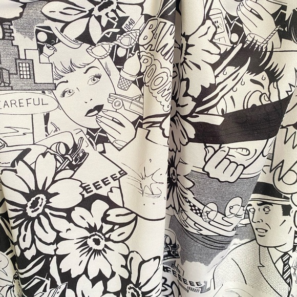 Vintage olian comic print top with adjustable straps - Picture 4 of 9